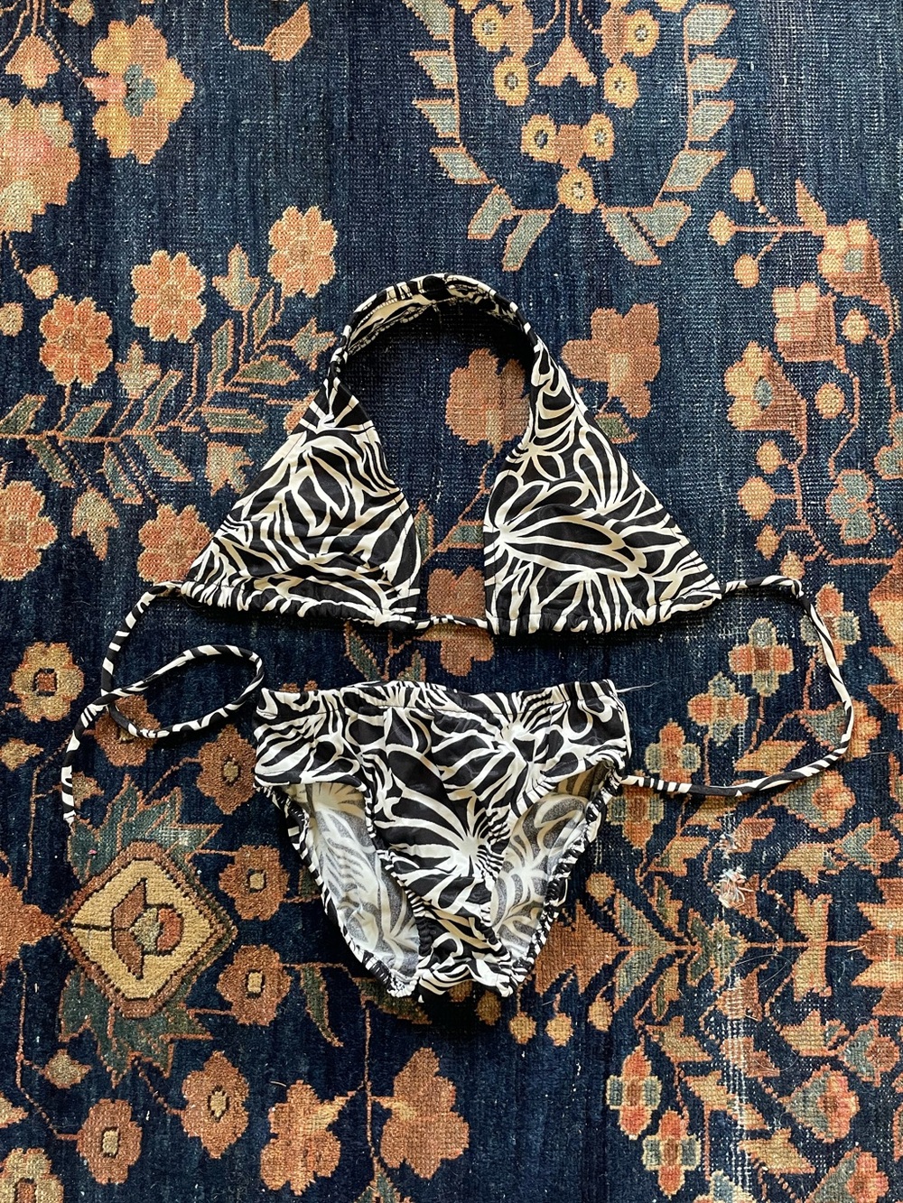 Vintage 1960s Patterned Bikini